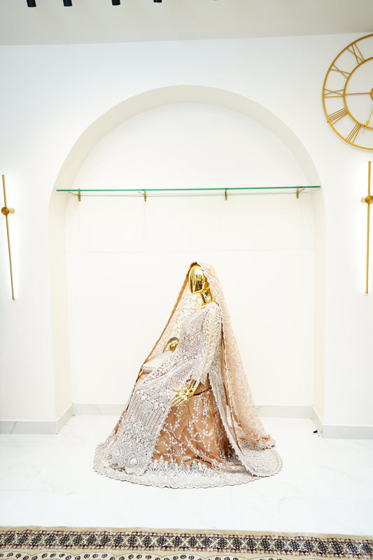 Royal Tail Cut Lehenga Gown