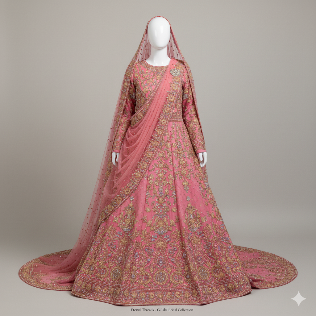 Gulabi (Pink) Grand Bridal Gown