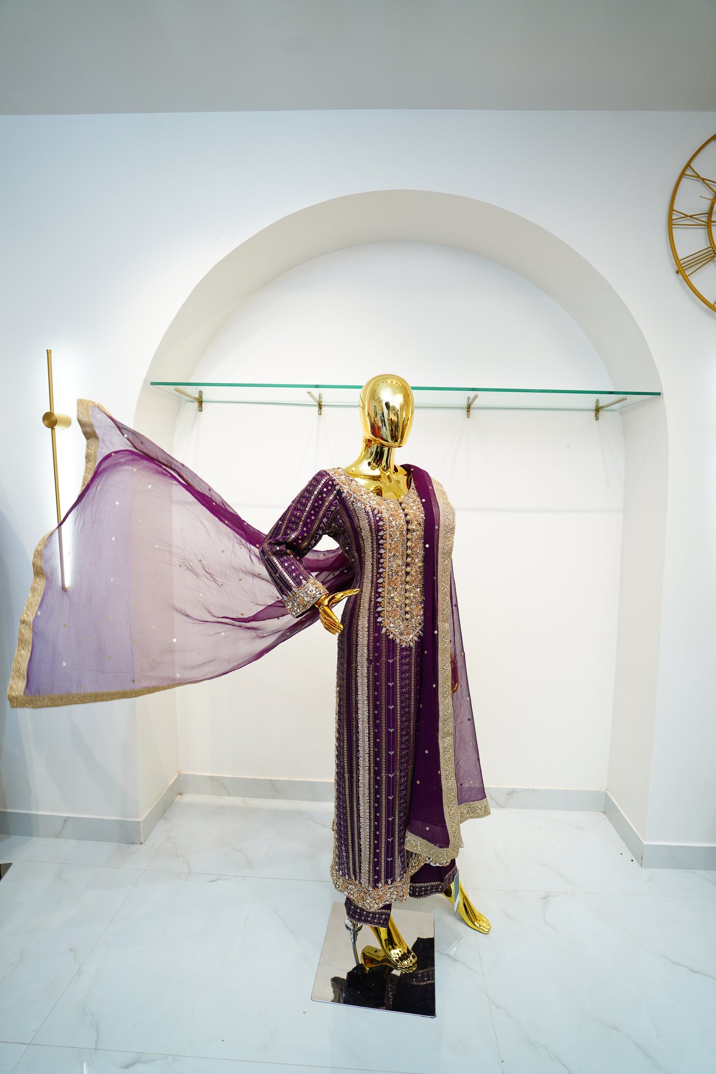 Hand made designer imported suit