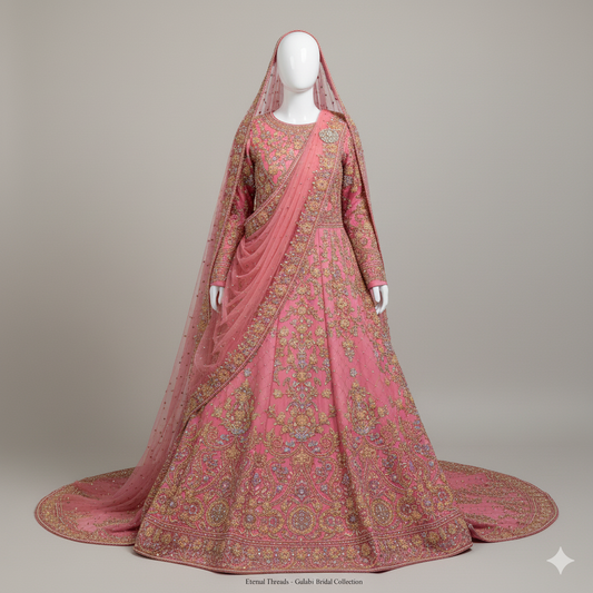 Gulabi (Pink) Grand Bridal Gown